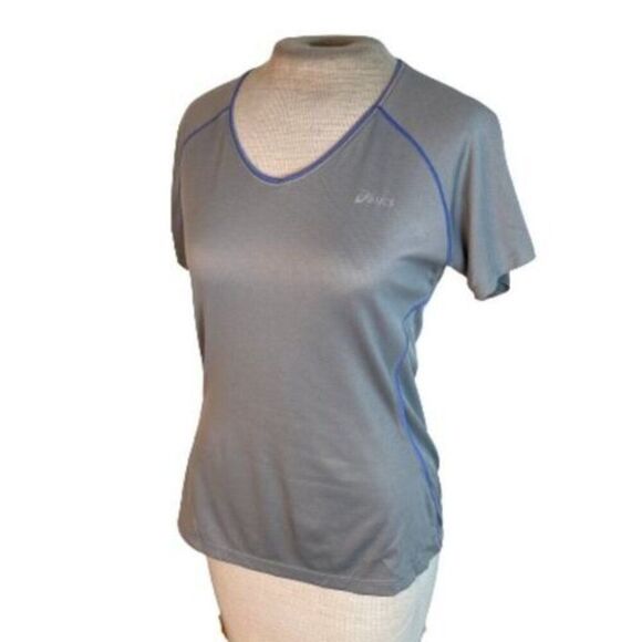 Asics Tops - Asics Active Athletic Short Sleeve Top T Tee Shirt Gray S Small